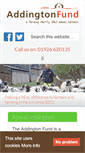 Mobile Screenshot of addingtonfund.org.uk